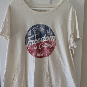 Natural Reflections Crewneck Tee - Light Cream